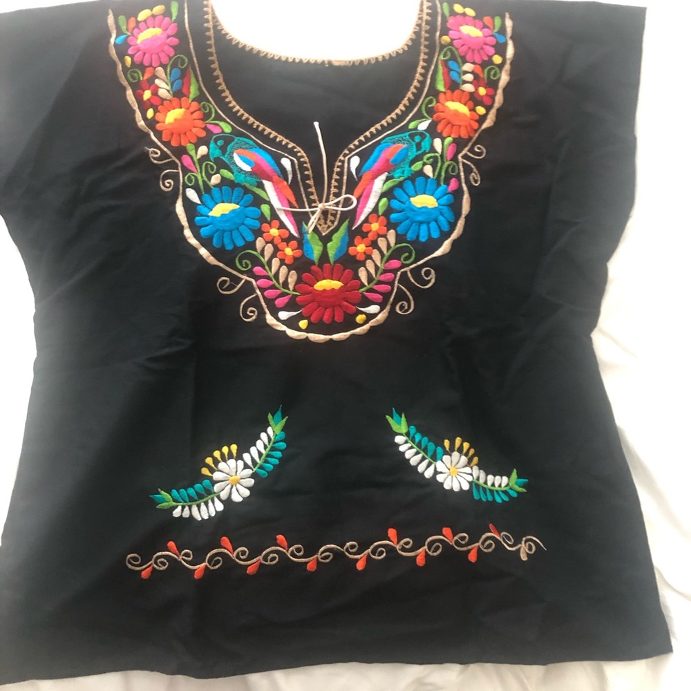 Embroidered top